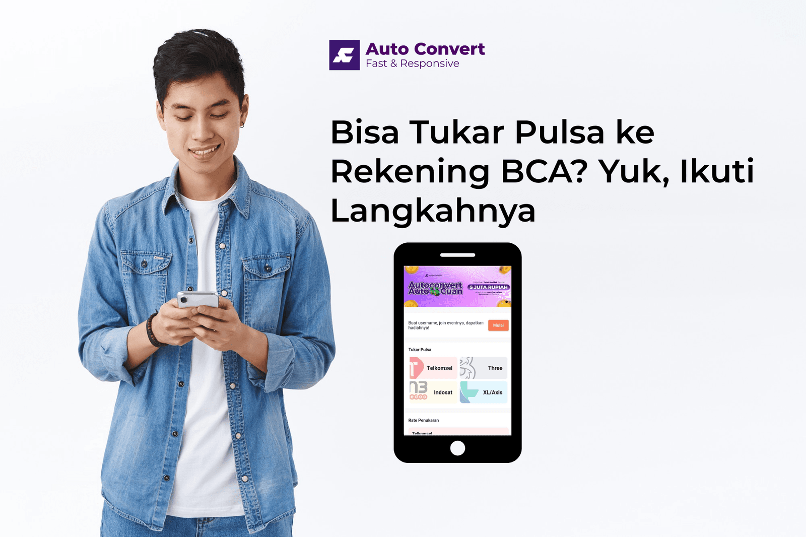 Bisa Tukar Pulsa ke Rekening BCA? Yuk, Ikuti Langkahnya